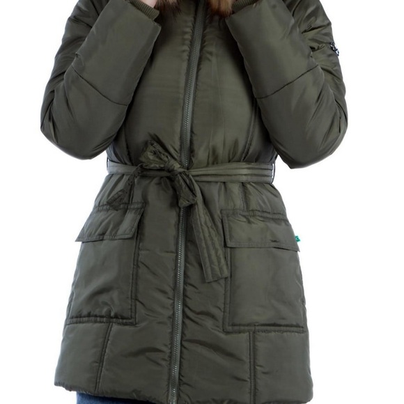 SOLD - Maternity Winter Jacket by Modern Eternity. Medium Maternity 3 in 1 Coat - Picture 16 of 16